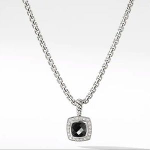 David Yurman Necklace with Black Onyx and Diamonds